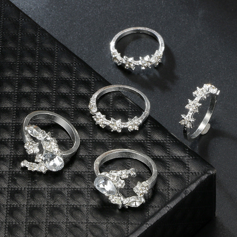 Simia 5-Piece Diamond Set Ring