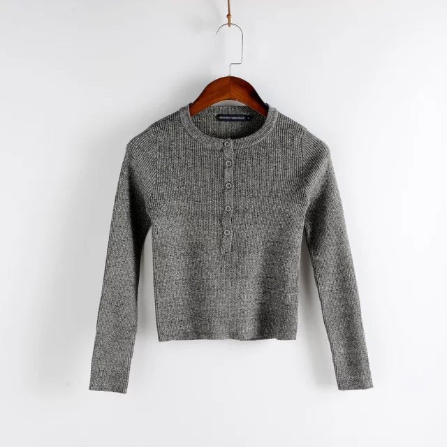 Slim-fit stretch sweater