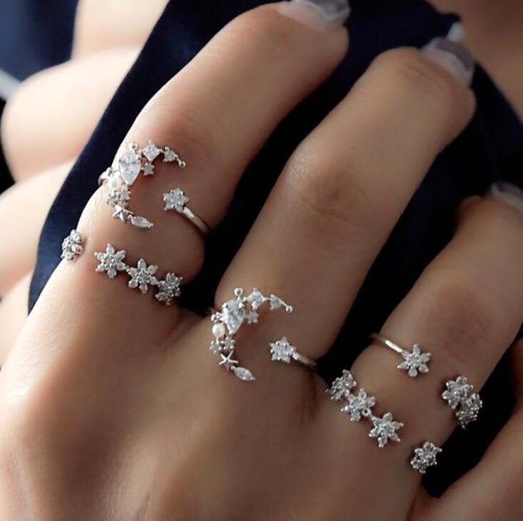 Simia 5-Piece Diamond Set Ring