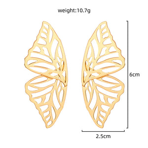 Overblown Butterfly Stud earrings