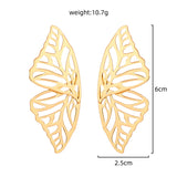 Overblown Butterfly Stud earrings