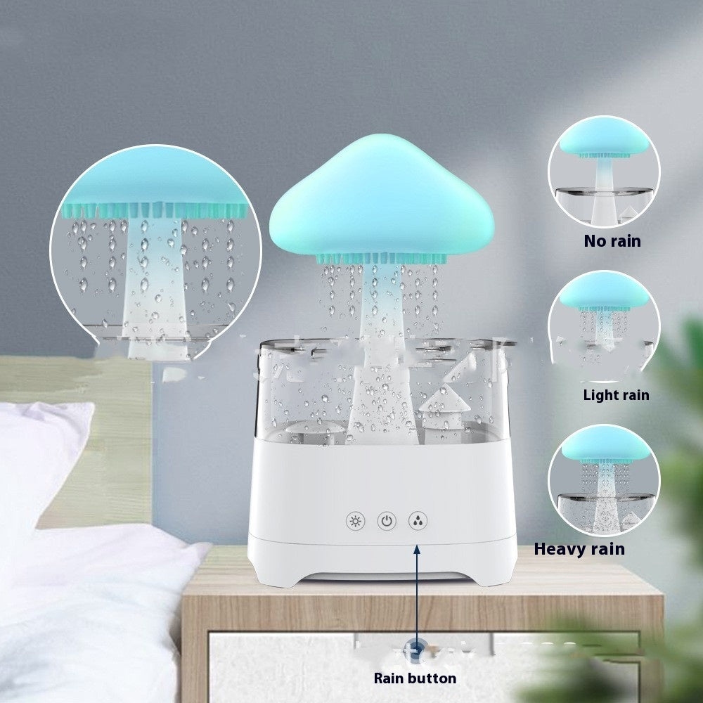 Bluetooth Connection Rain White Noise Raindrop Humidifier