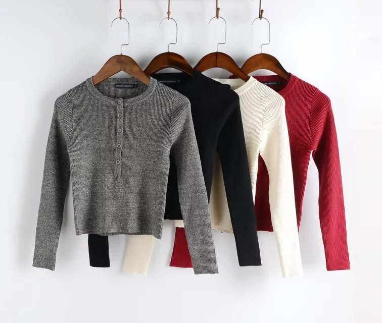 Slim-fit stretch sweater