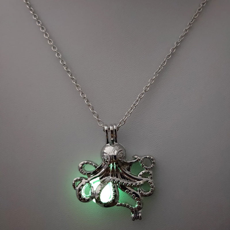 Luminous Octopus Necklace