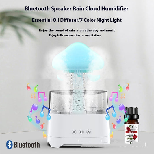 Bluetooth Connection Rain White Noise Raindrop Humidifier