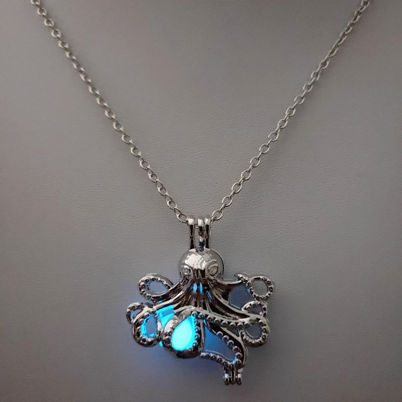 Luminous Octopus Necklace