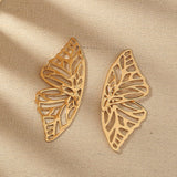 Overblown Butterfly Stud earrings