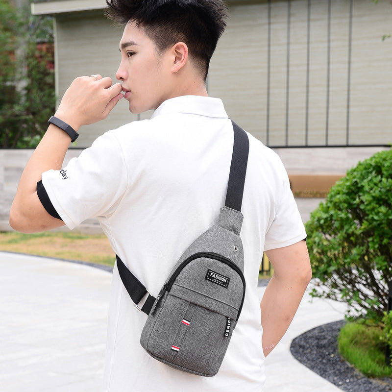 Men's Chest Bag Sports Messenger Crossbody Bag